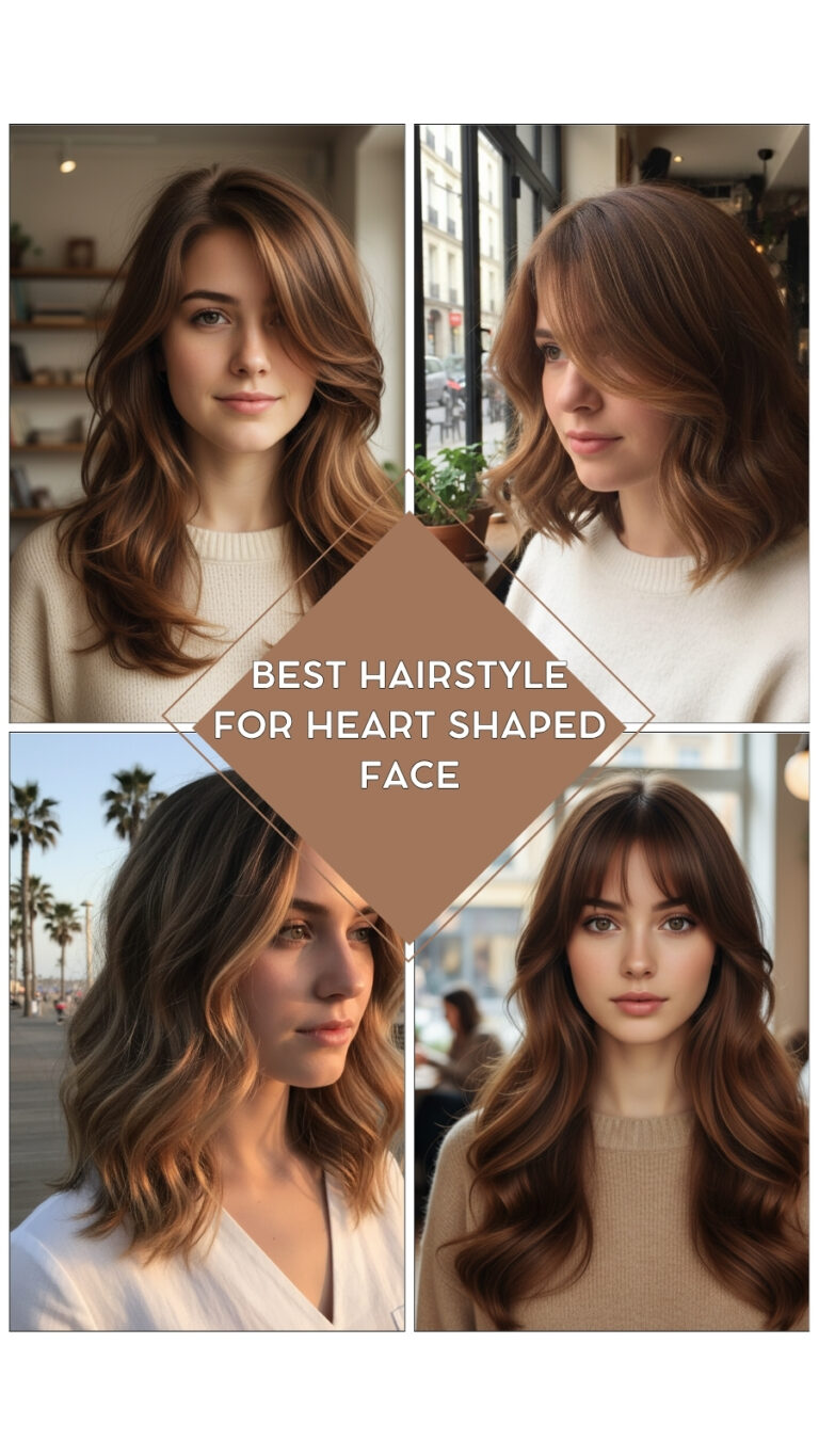 Best Hairstyle for Heart Shaped Face