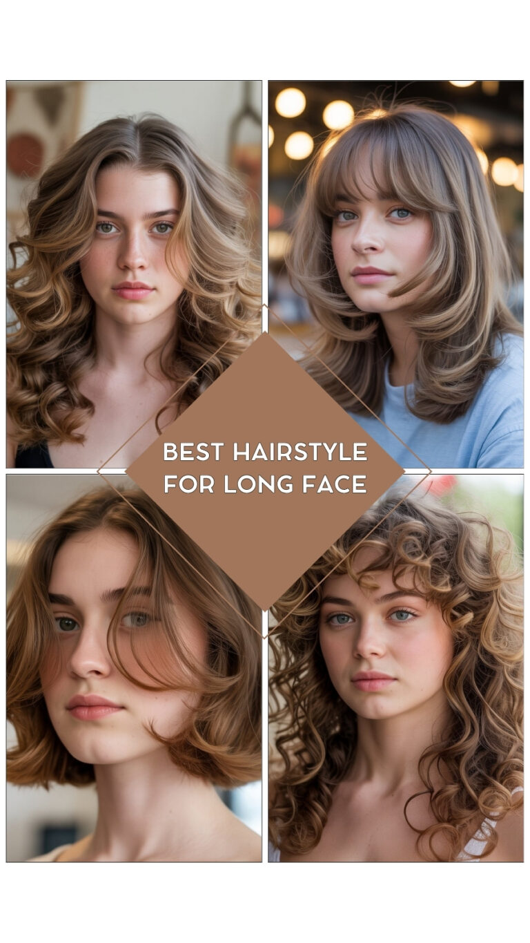 Best Hairstyle for Long Face