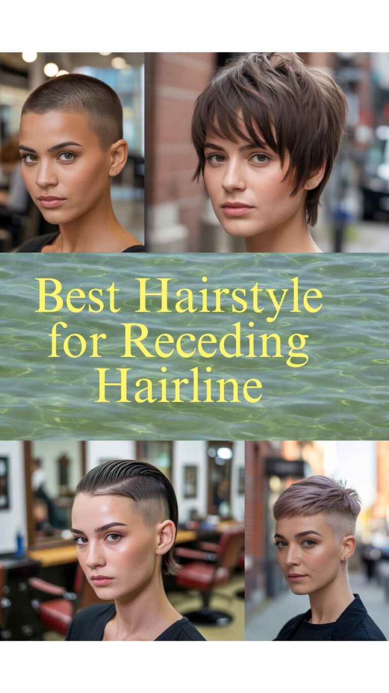 Best Hairstyle for Receding Hairline