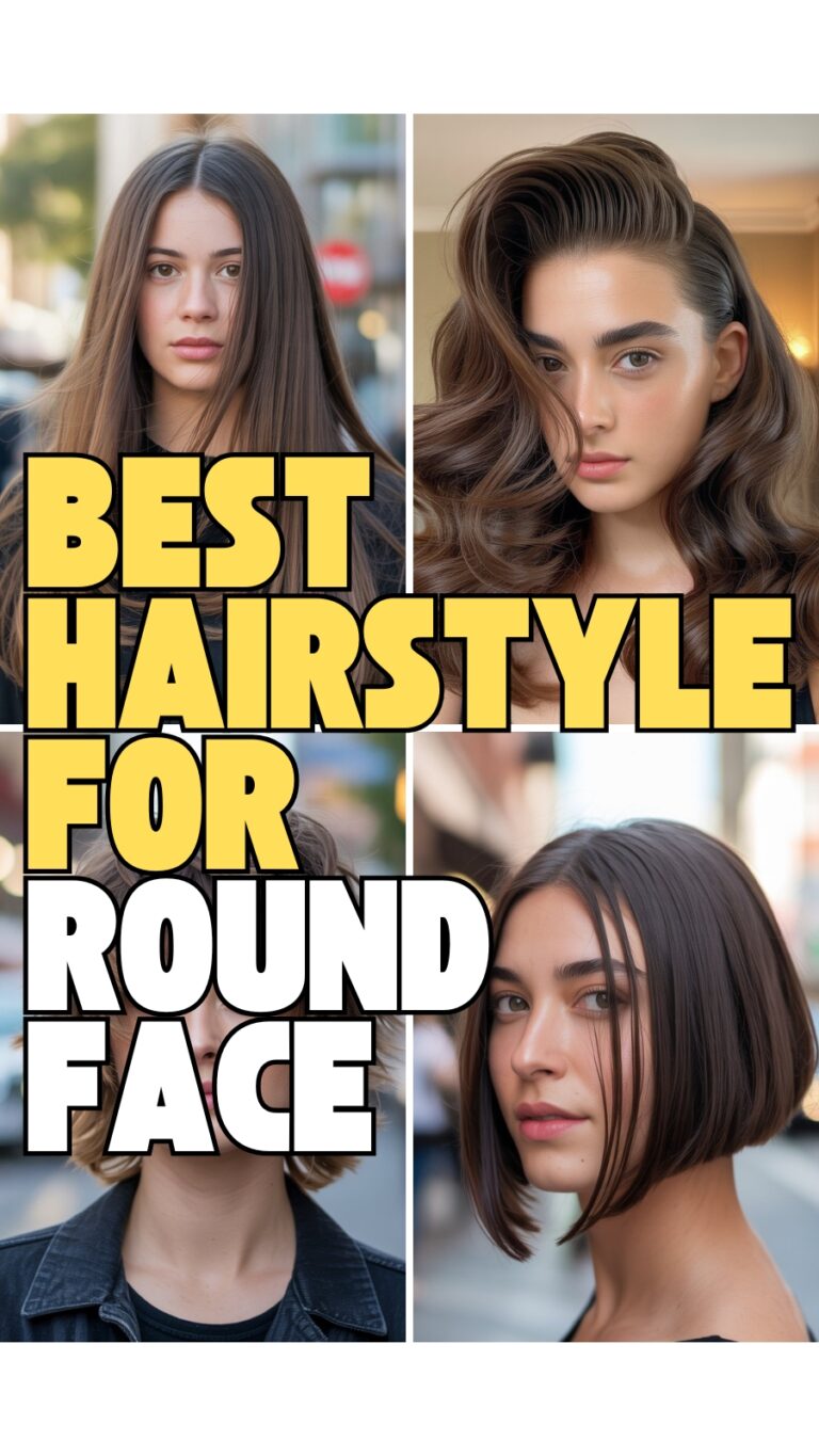 Best Hairstyle for Round Face