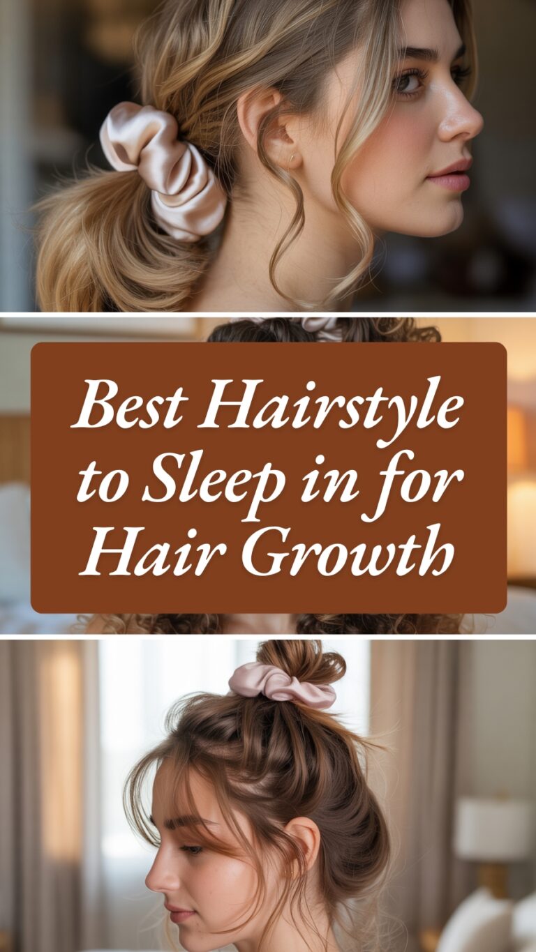 Best Hairstyle to Sleep in for Hair Growth