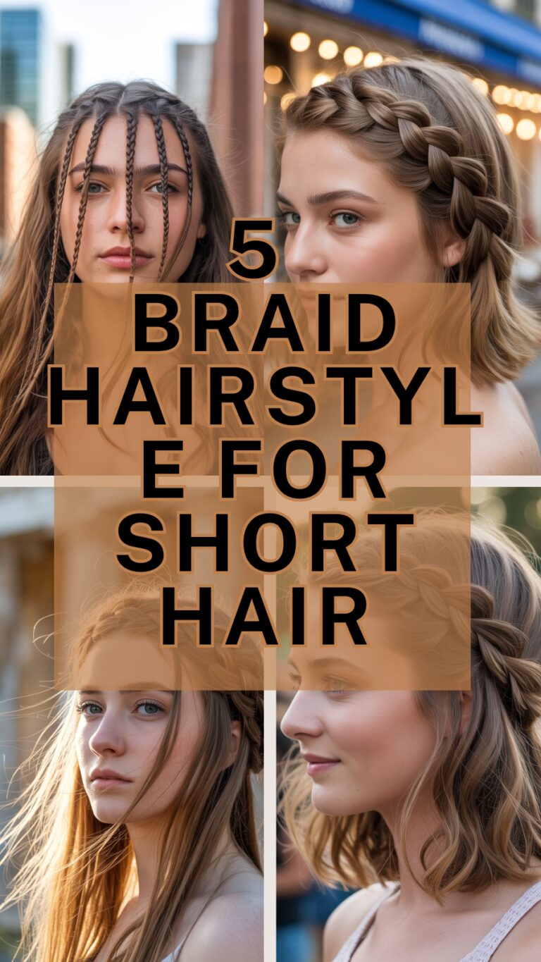 Braid Hairstyle for Short Hair