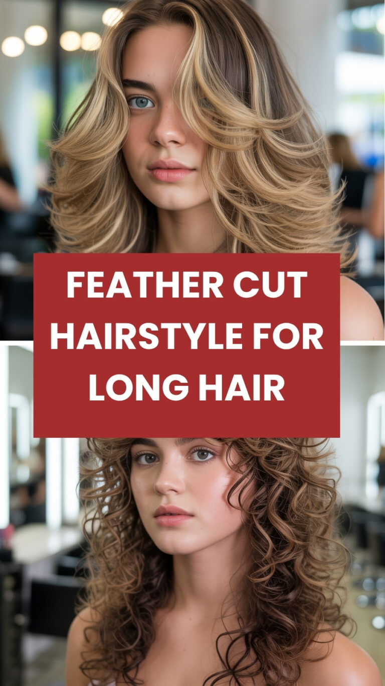 Feather Cut Hairstyle for Long Hair