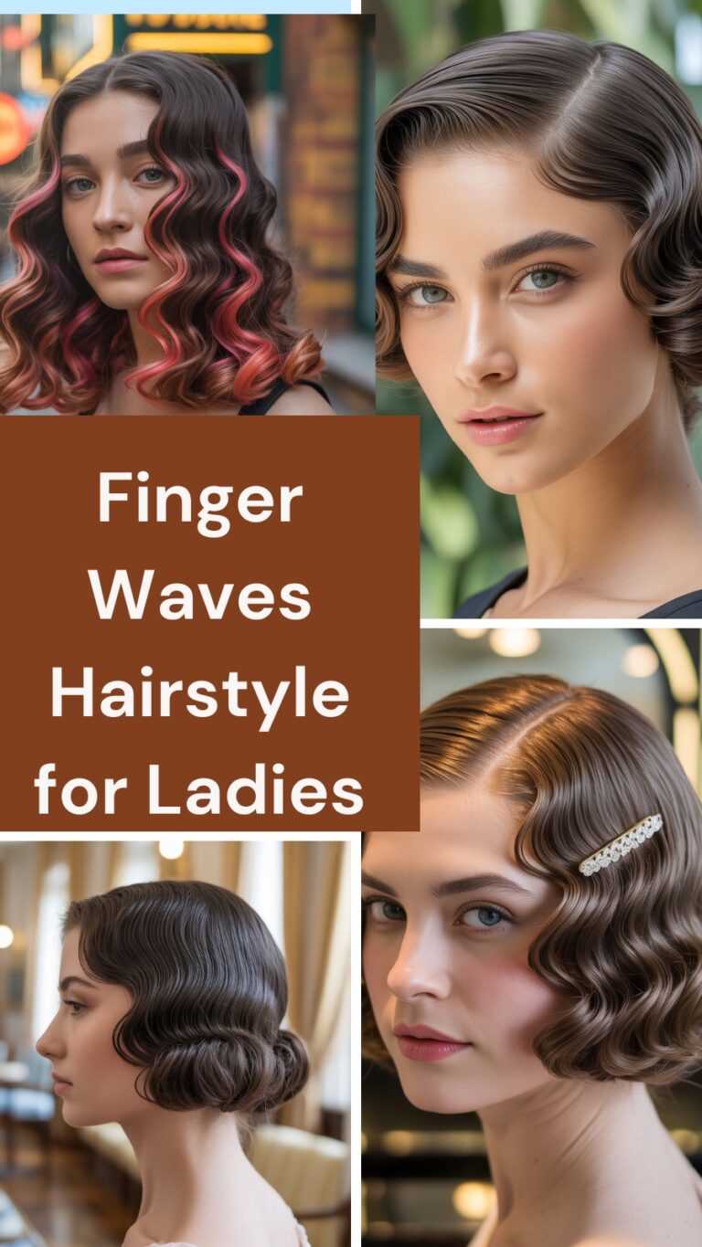 Finger Waves Hairstyle for Ladies