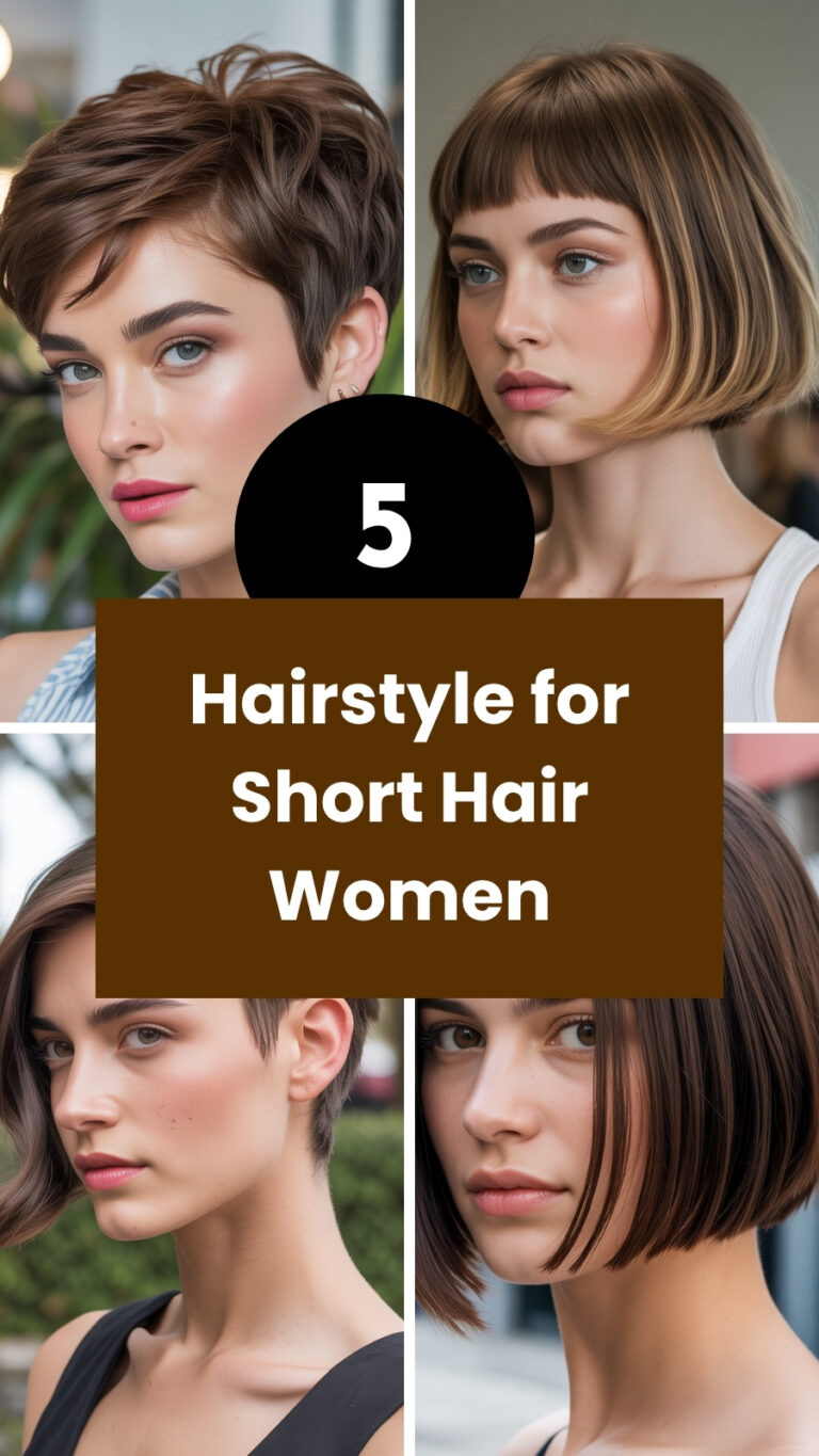 Hairstyle for Short Hair Women