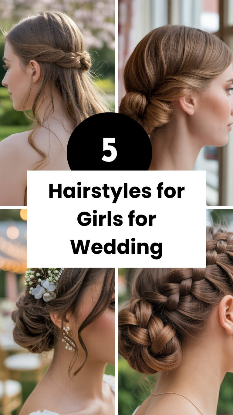 Hairstyles for Girls for Wedding