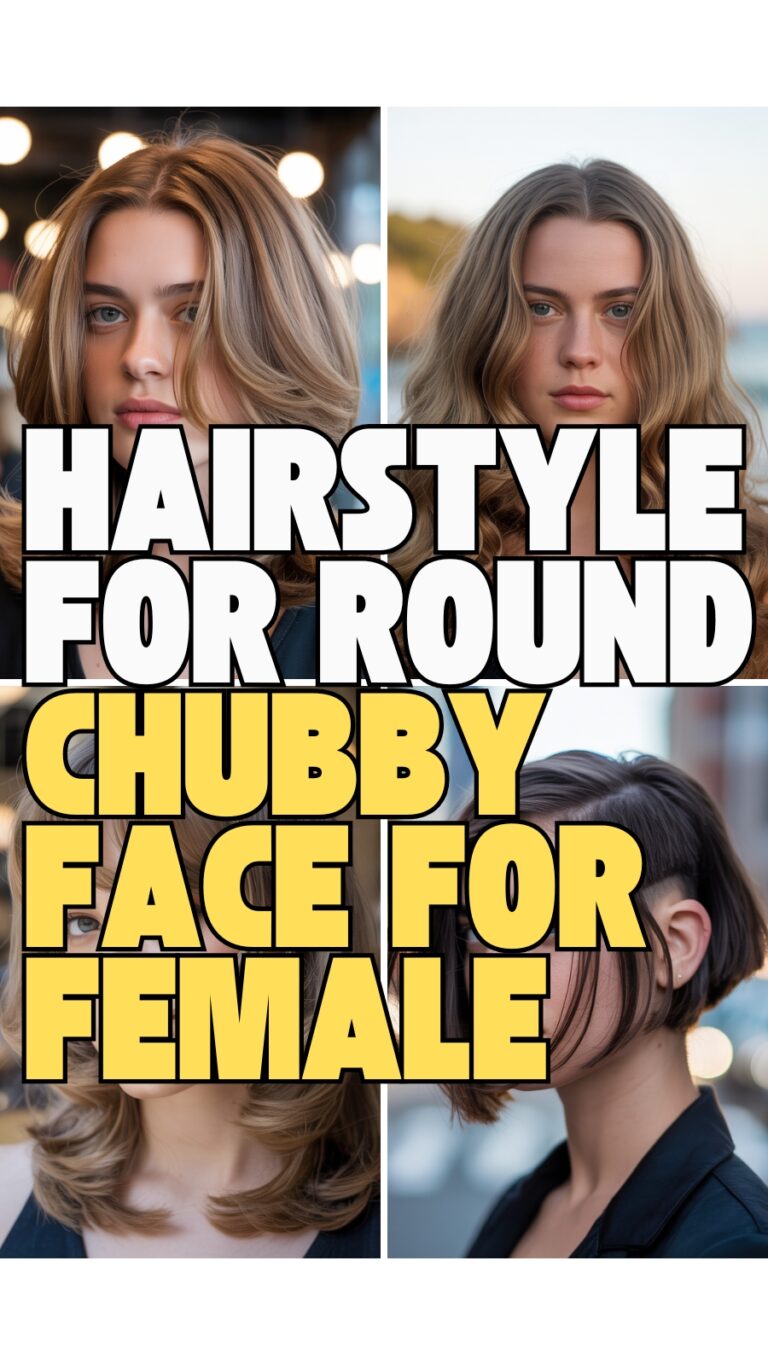 Hairstyles for Round Chubby Face for Female
