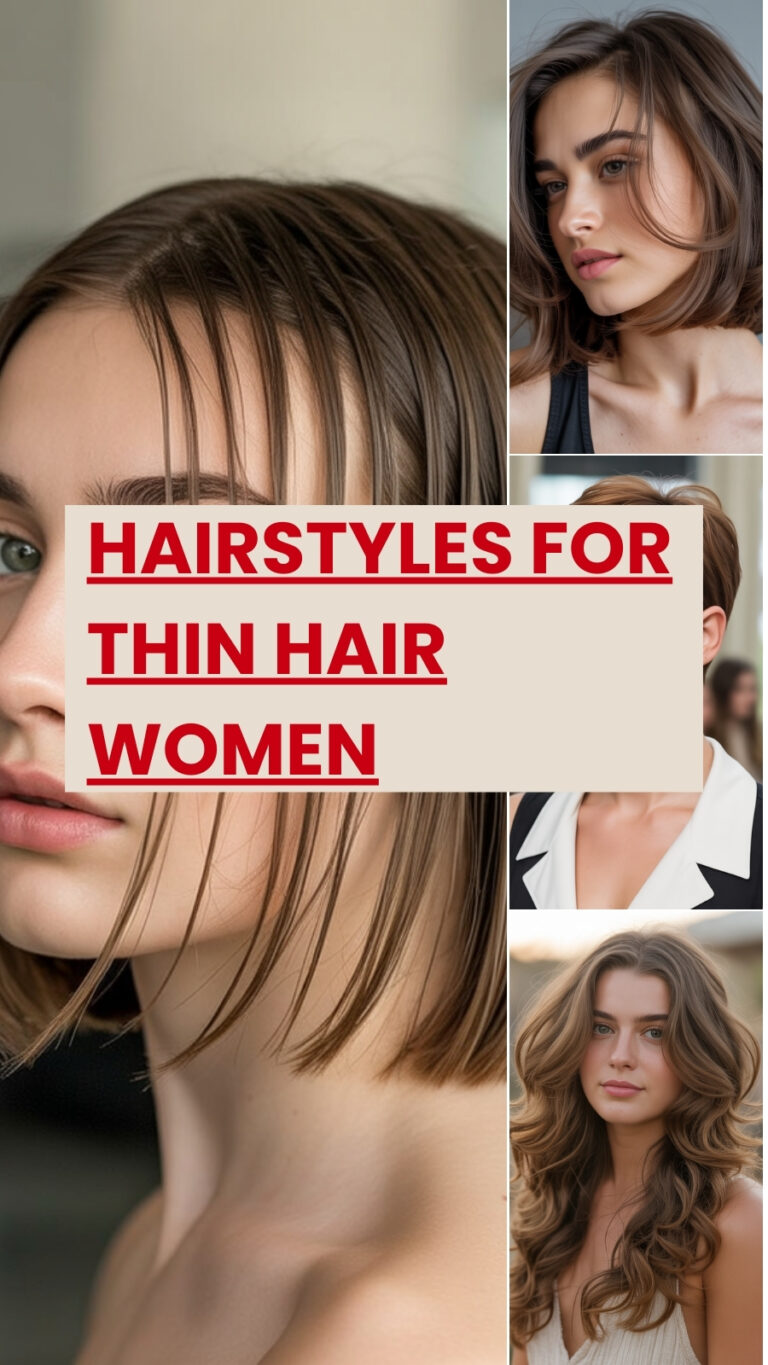 Hairstyles for Thin Hair Women