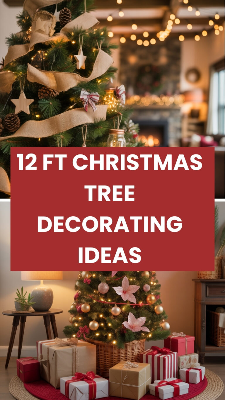 12 Ft Christmas Tree Decorating Ideas