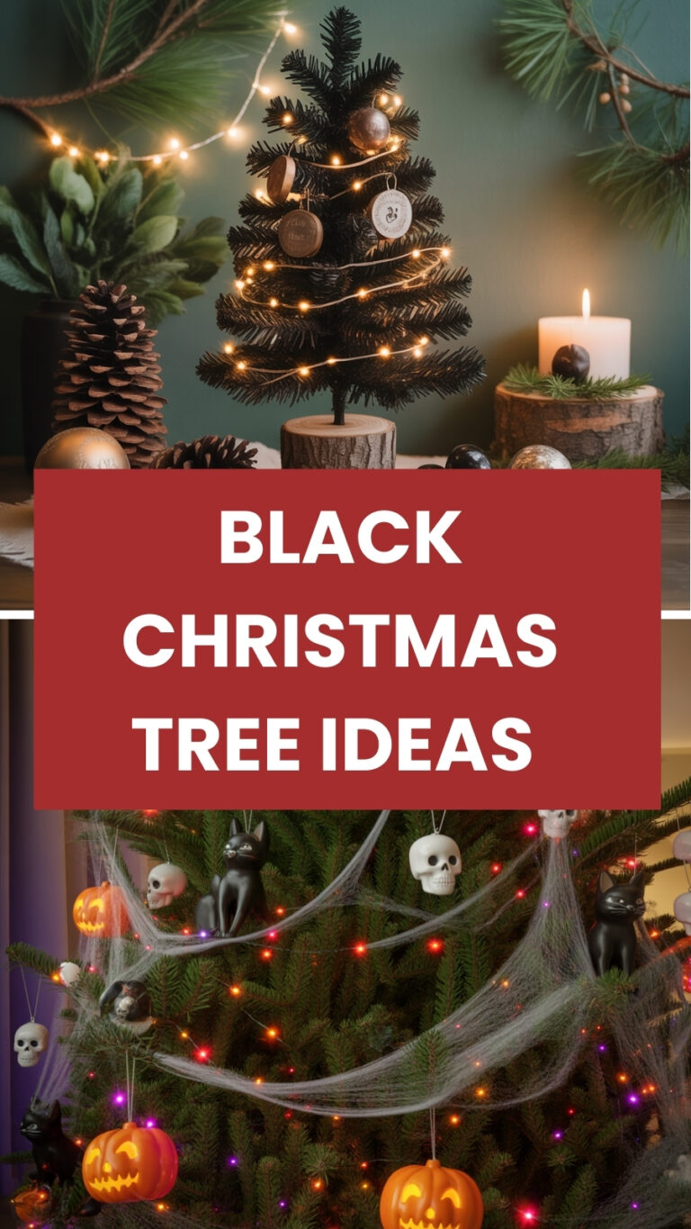 Black Christmas Tree Ideas for a Bold and Stylish Holiday