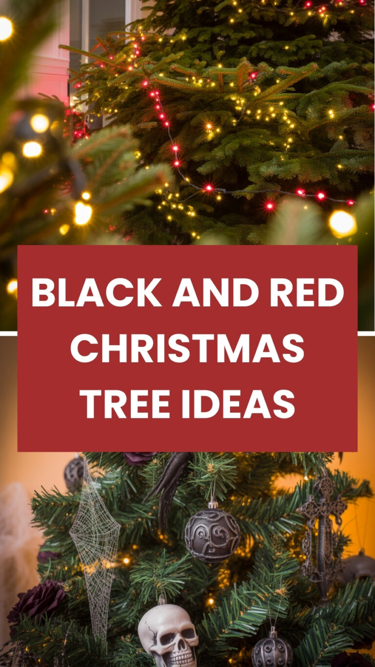 Black and Red Christmas Tree Ideas