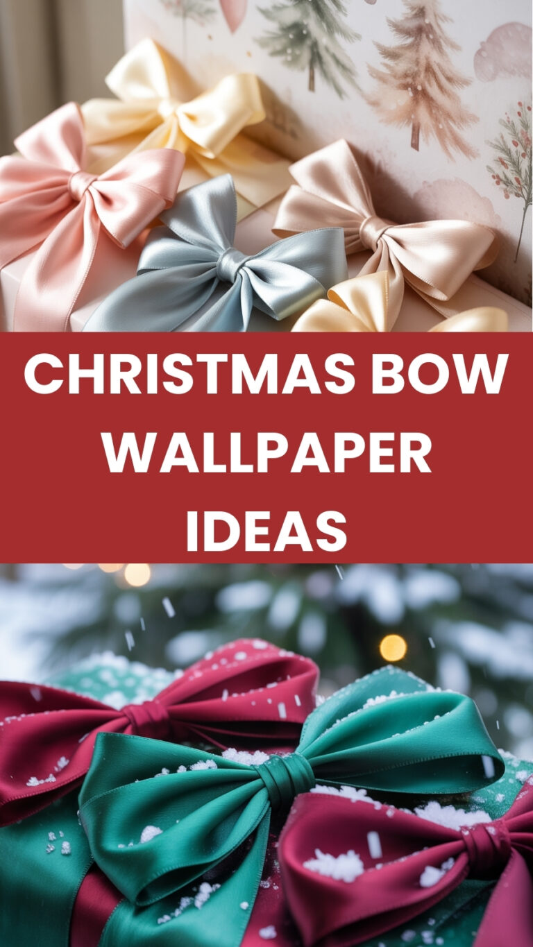 Christmas Bow Wallpaper Ideas