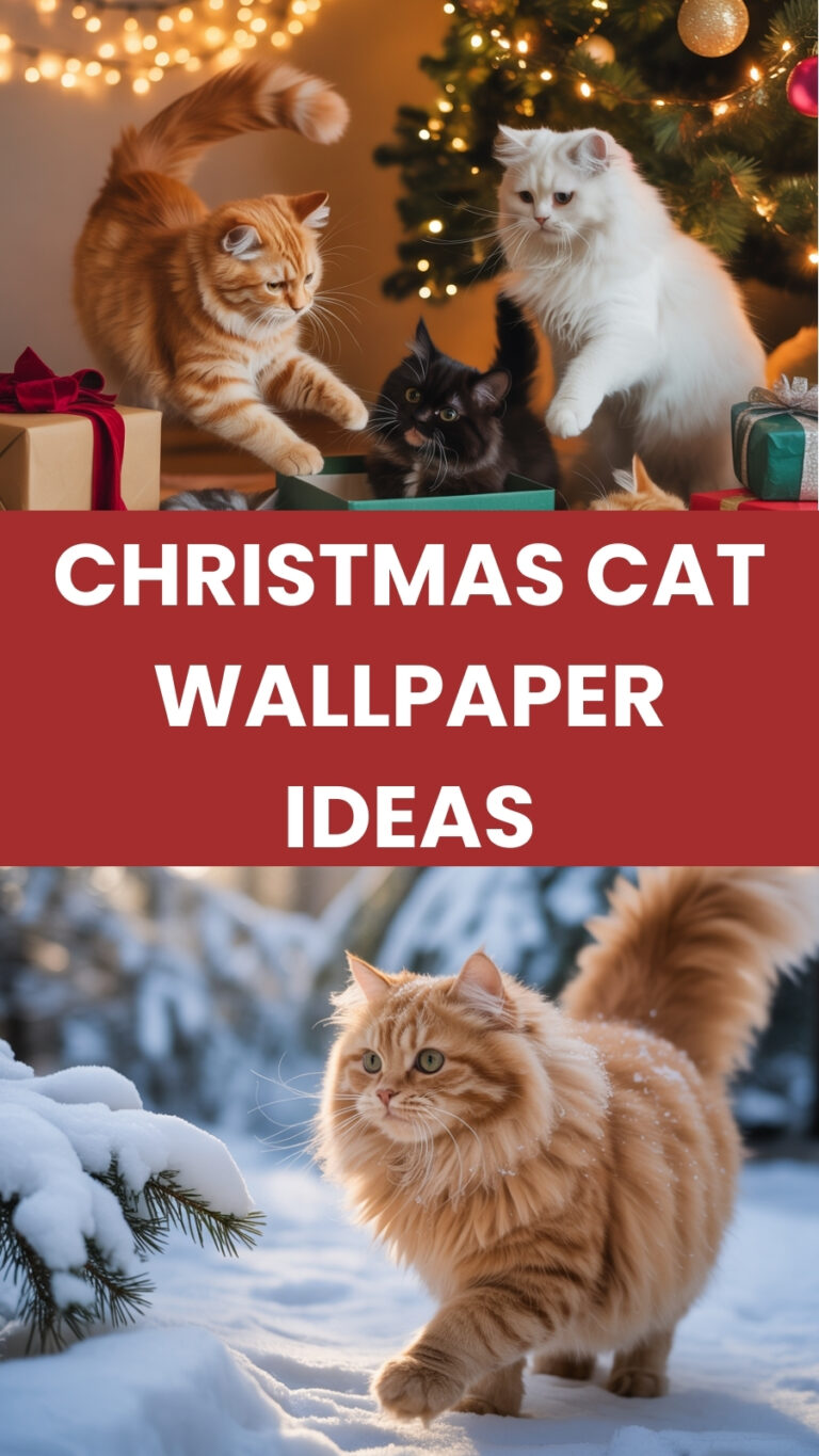 Christmas Cat Wallpaper Ideas