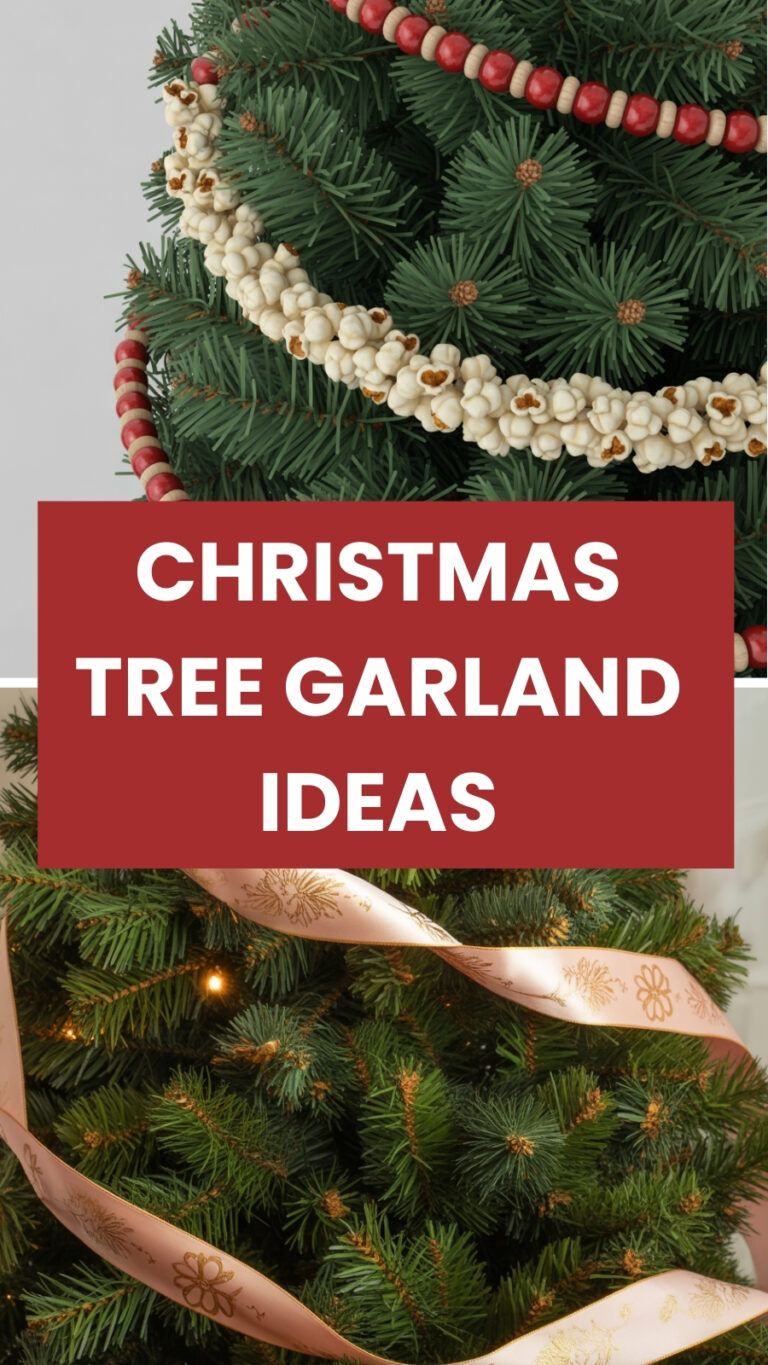 Christmas Tree Garland Ideas