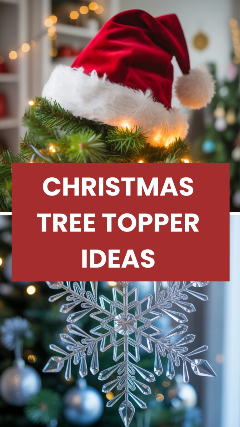 Christmas Tree Topper Ideas to Complete Your Holiday Look