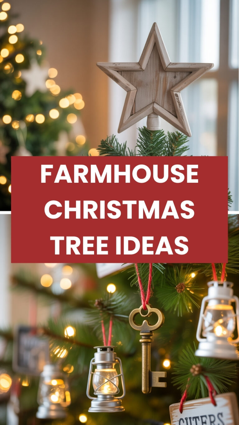 Farmhouse Christmas Tree Ideas