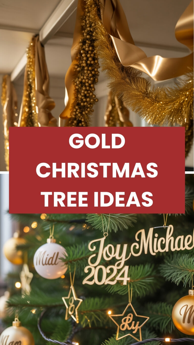 Gold Christmas Tree Ideas