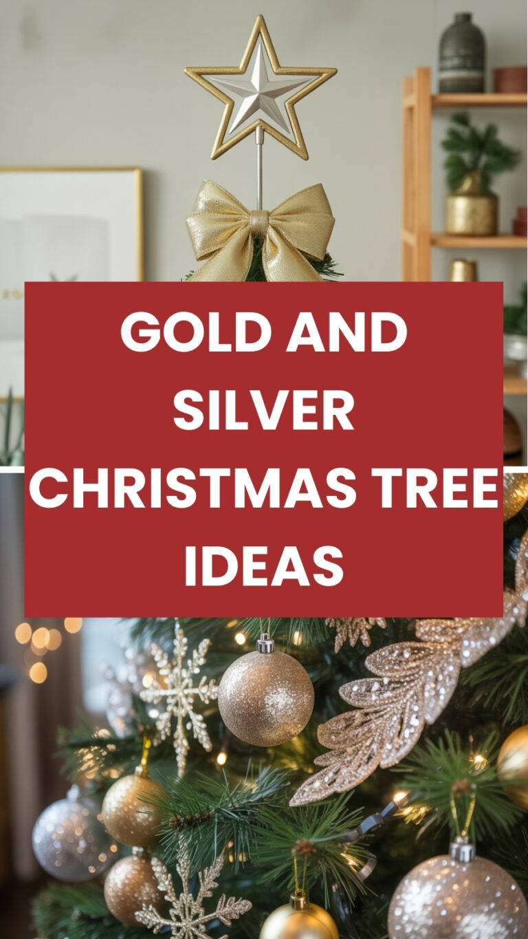 Gold and Silver Christmas Tree Ideas