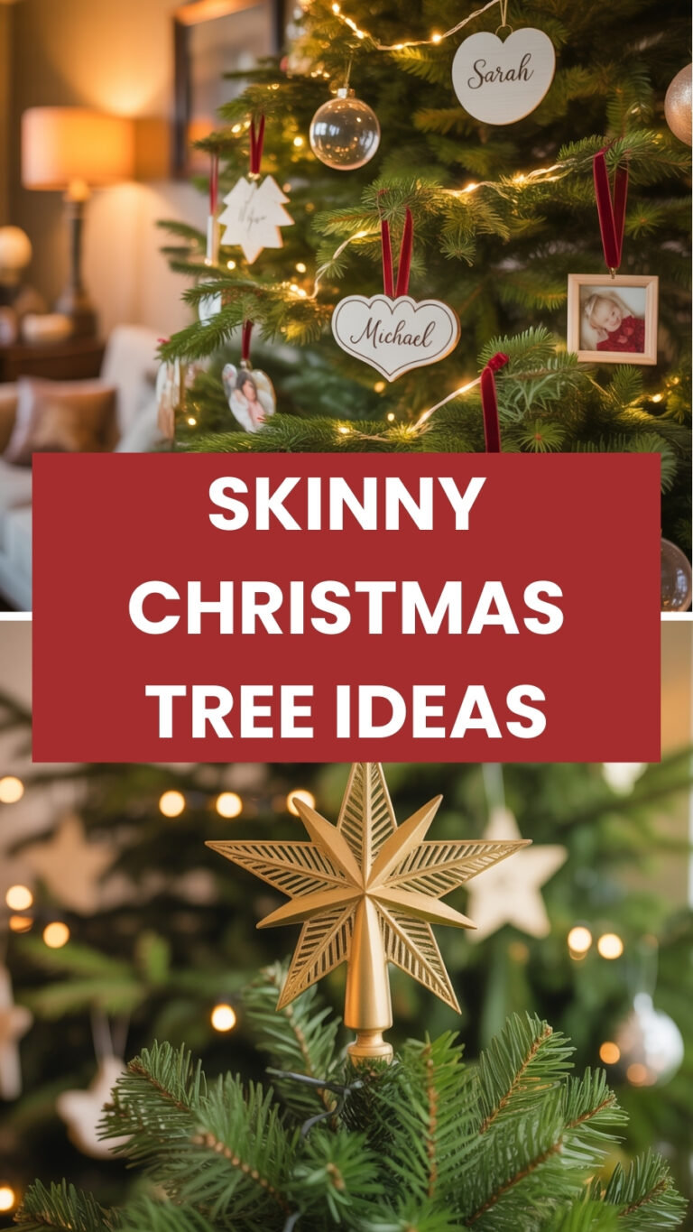 Skinny Christmas Tree Ideas